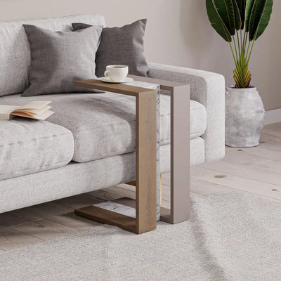 Muju Modern C Shape Table Multipurpose H 57cm - Side