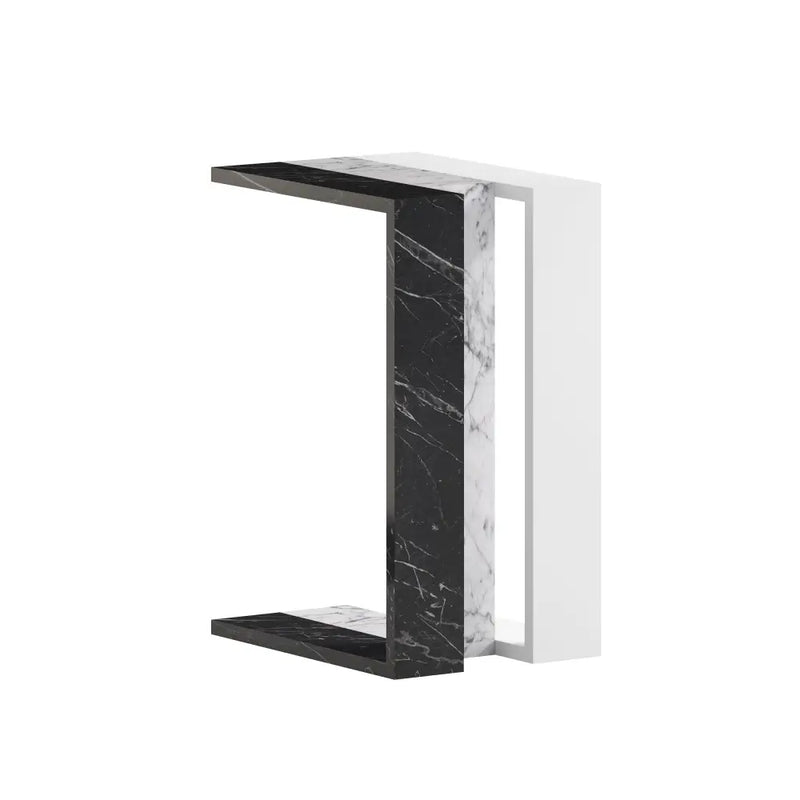 Muju Modern C Shape Table Multipurpose H 57cm - Side