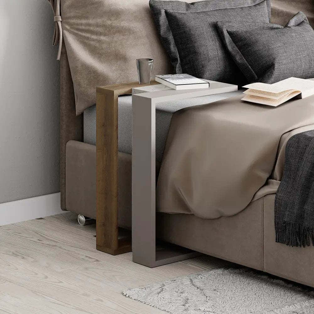 Muju Modern C Shape Table Multipurpose H 57cm - Side