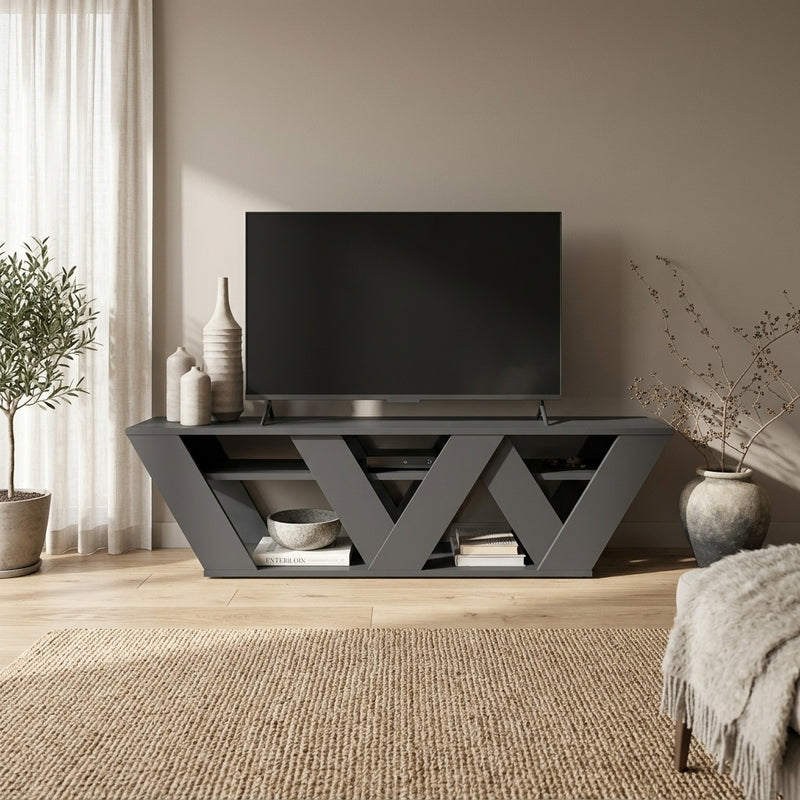 Ralla TV Stand 158cm – room hero view – Decortie