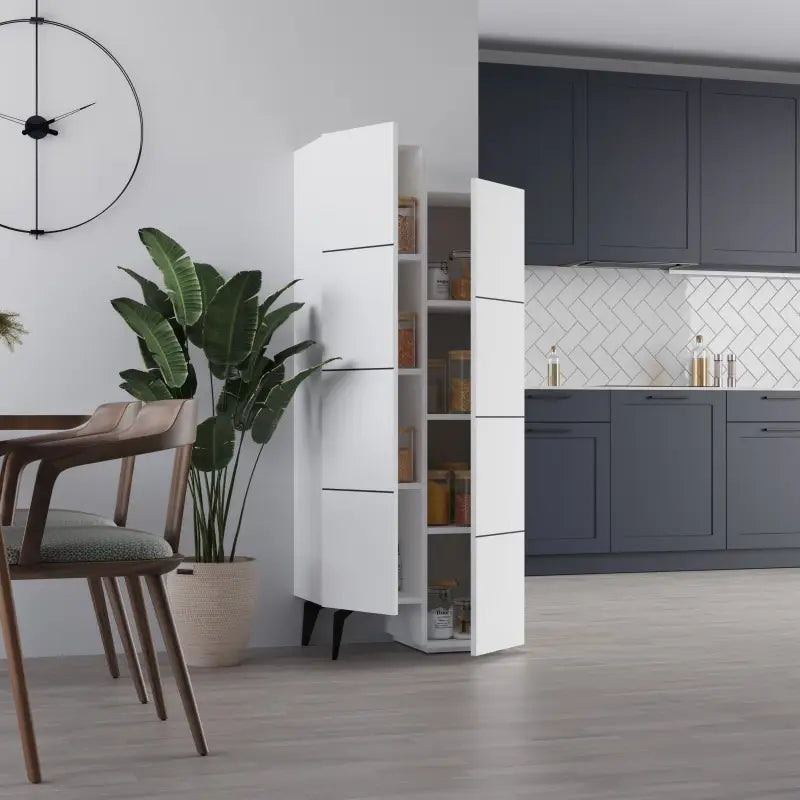 Stair Modern Storage Cabinet Multipurpose Bathroom Living Room H 156cm