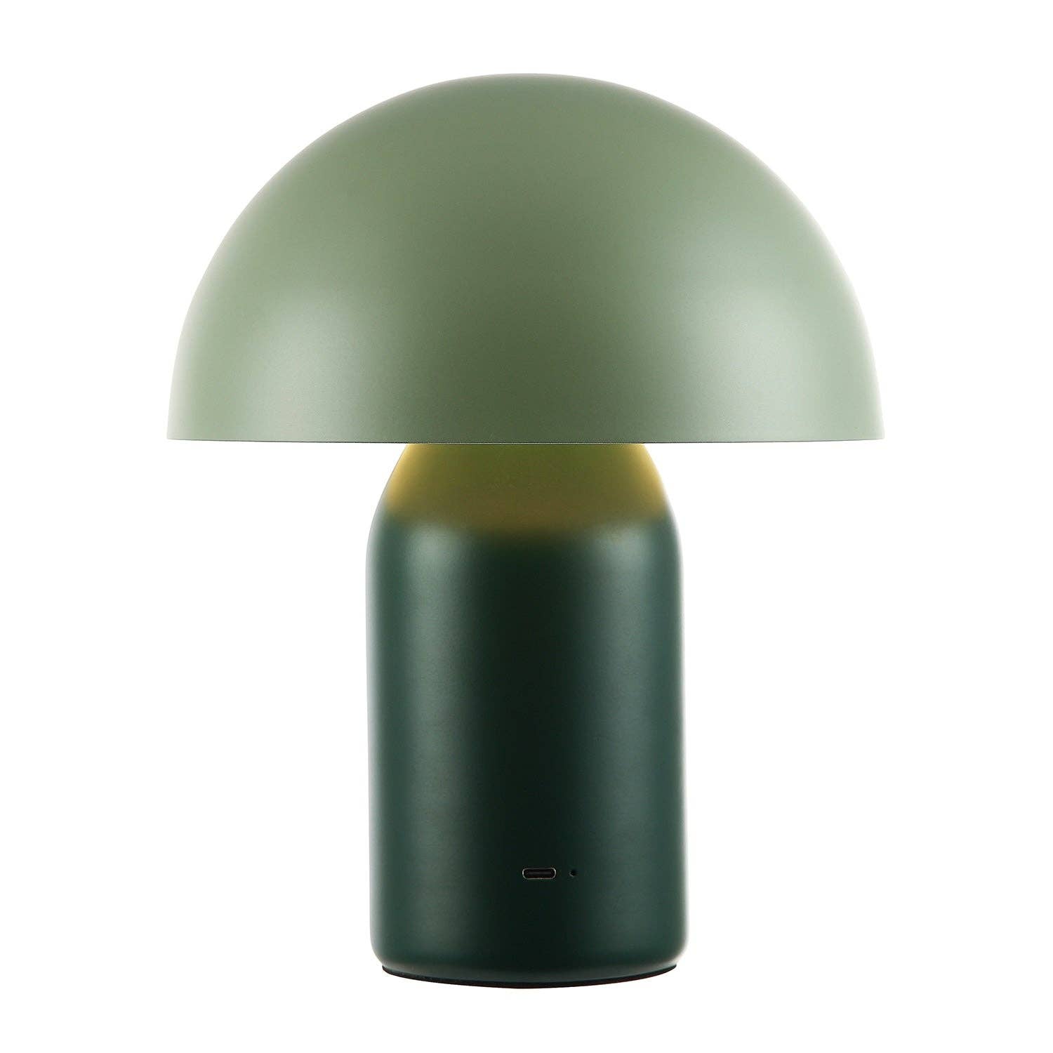 Midnight Blue Mushroom Table Lamp 25cm | Rechargeable, Touch Dimmer