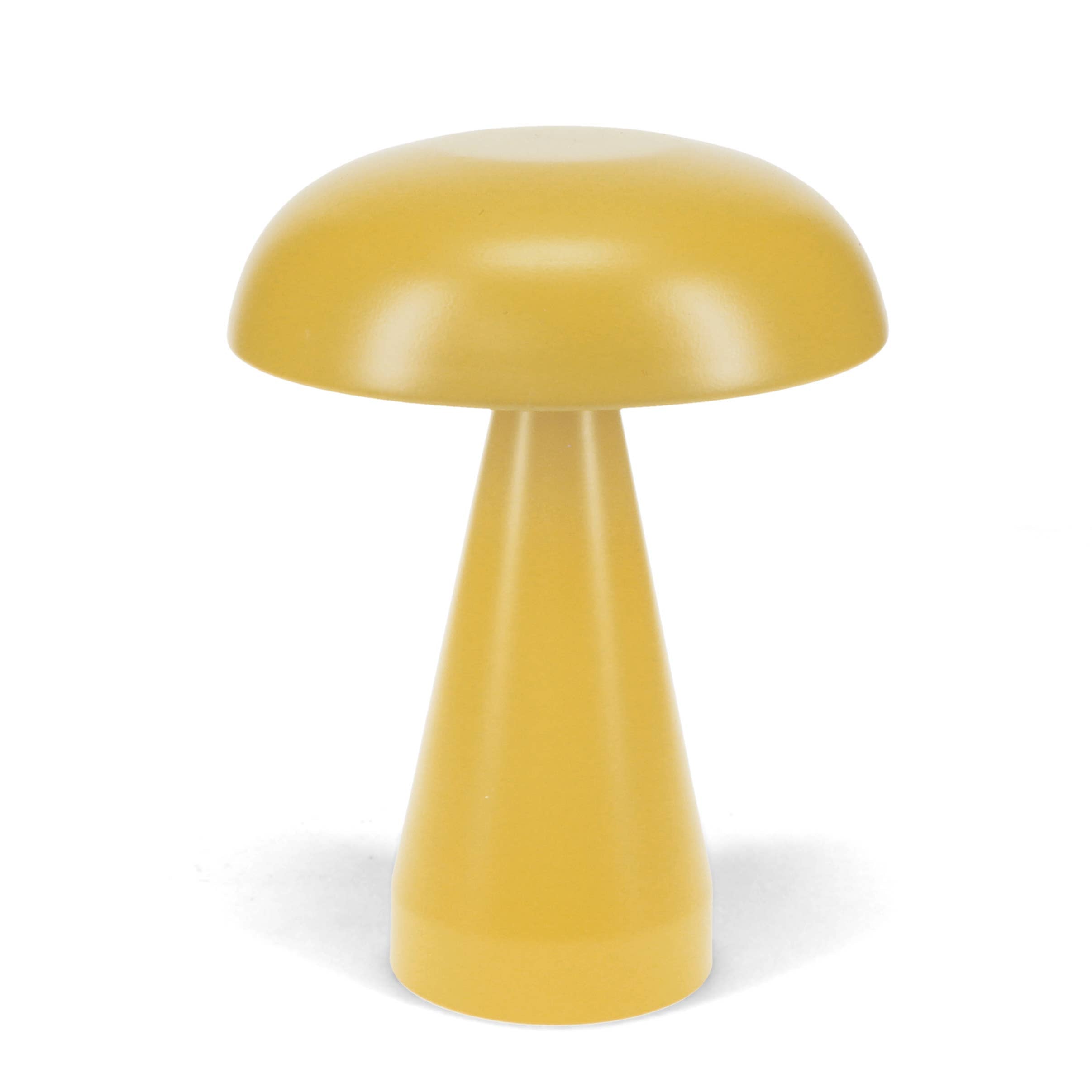 Mushroom Touch Lamp in Mustard Yellow