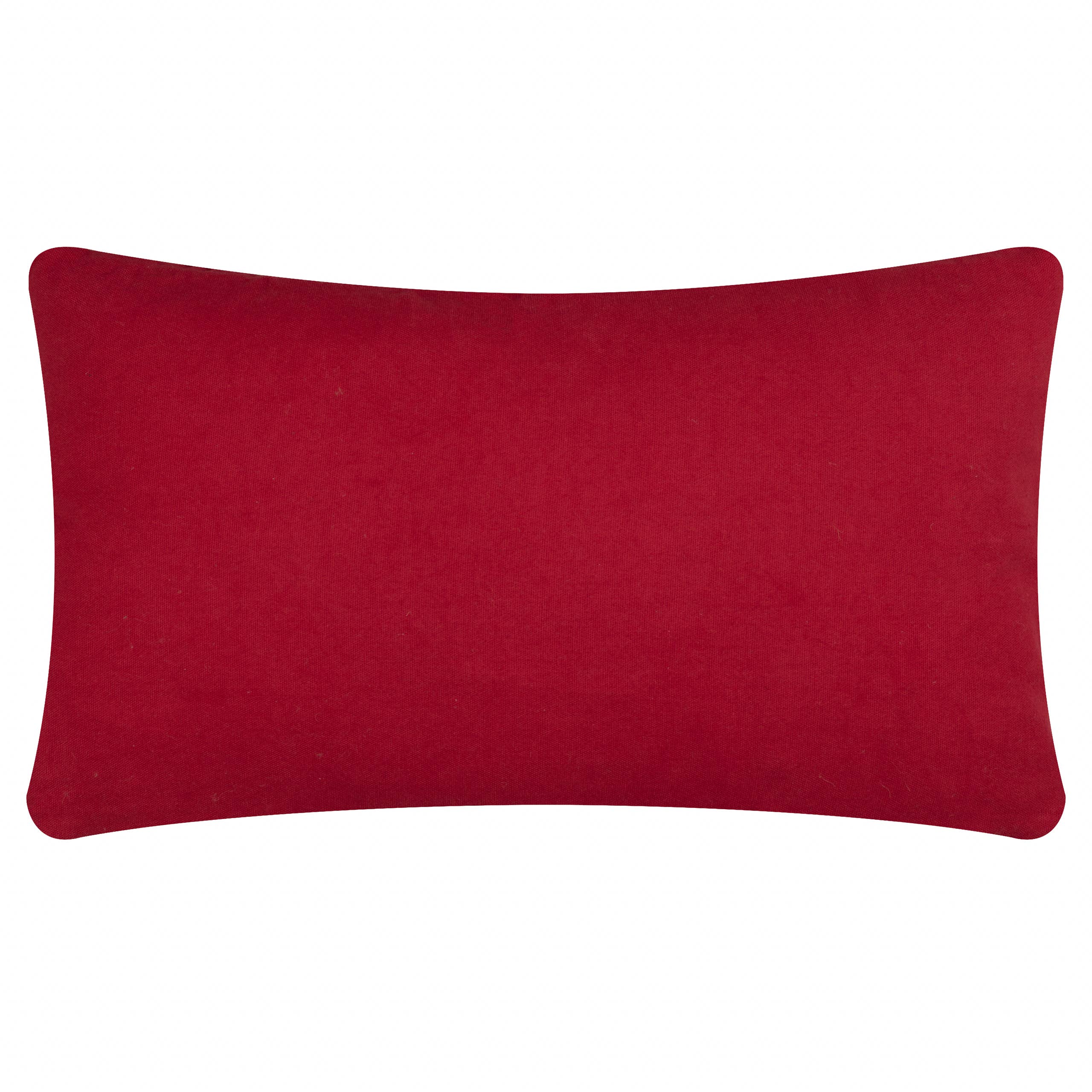 Fa La La Christmas Cushion 30x50cm | Red Candy Stripe, Tufted