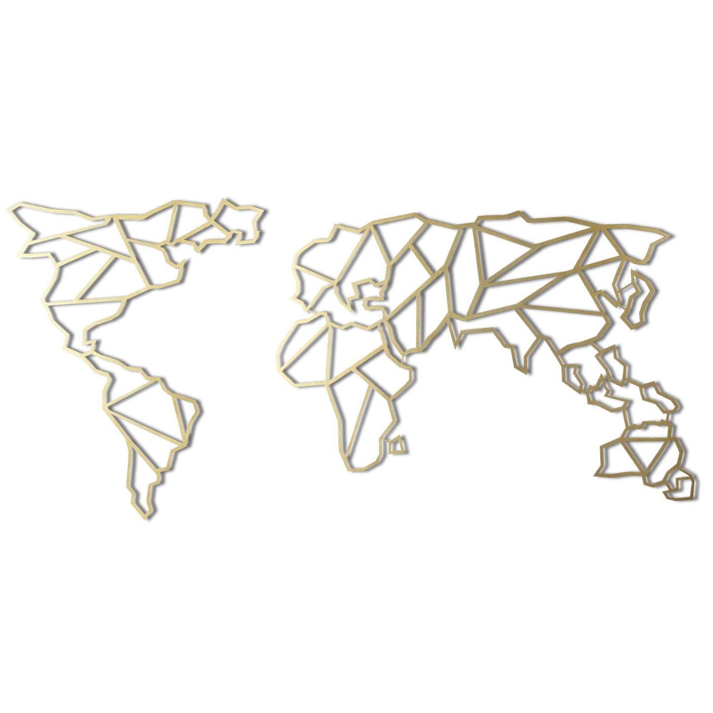 WORLD MAP XL - GOLD