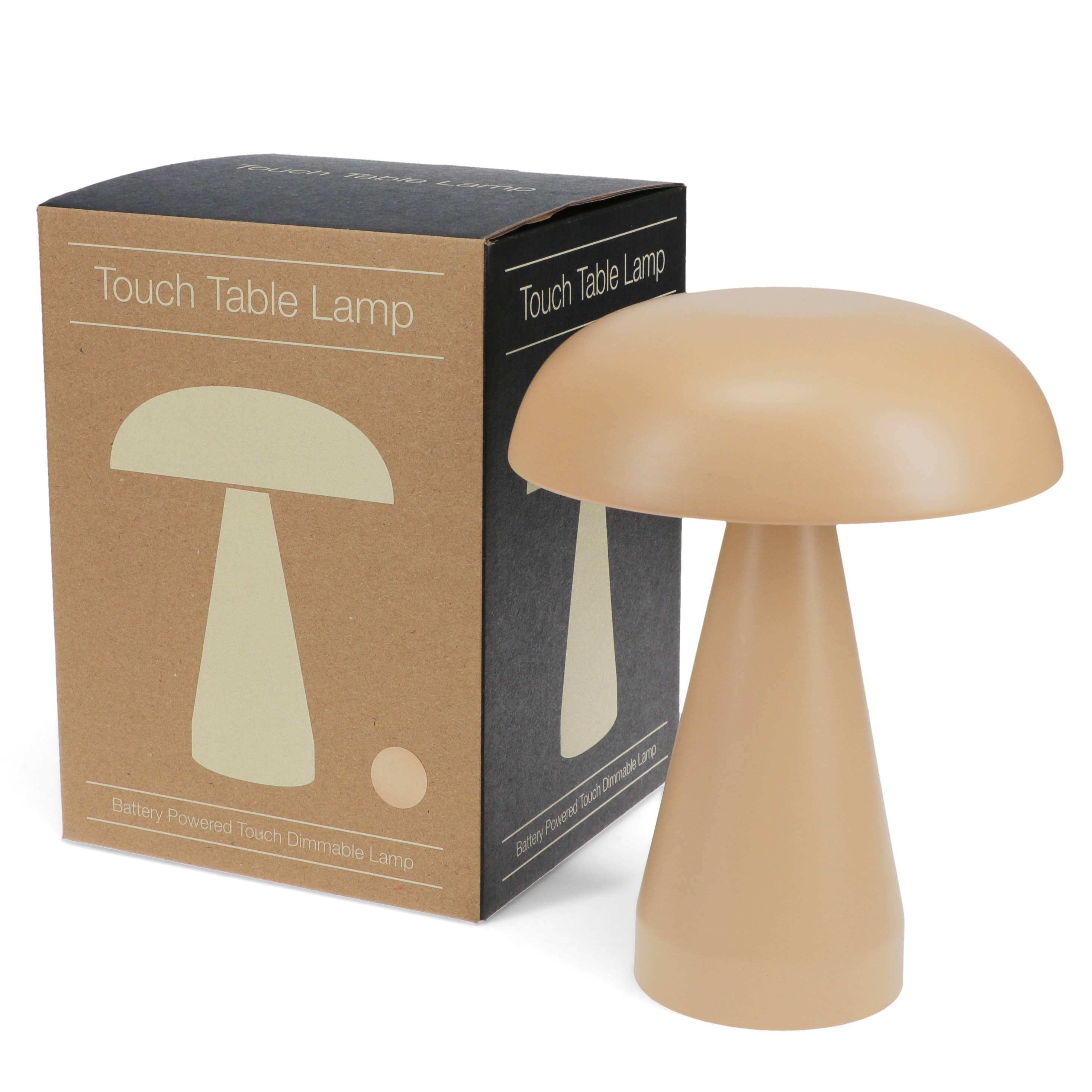 Mushroom Touch Lamp in Fawn