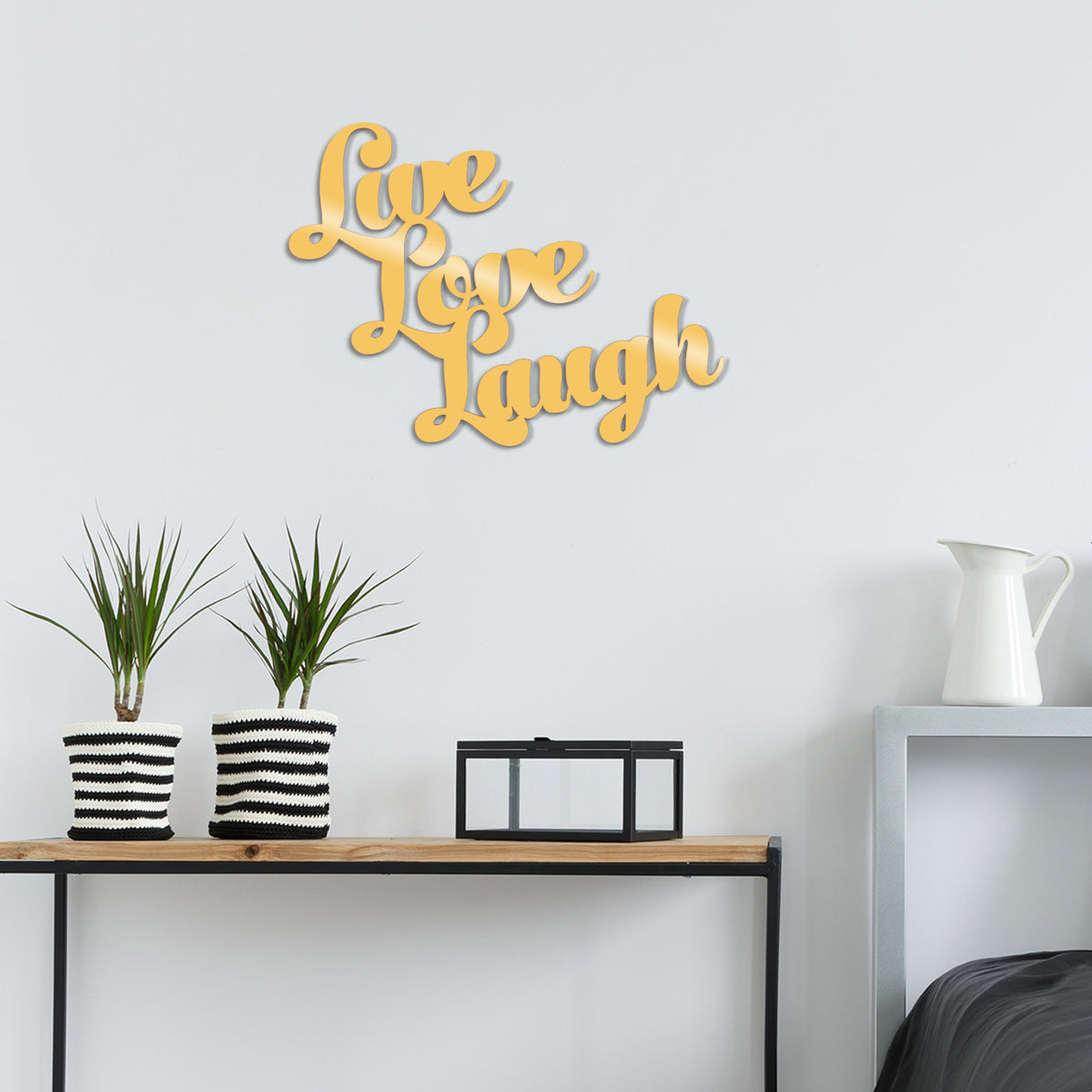  View details for LIVE LOVE LAUGH METAL DECOR - GOLD LIVE LOVE LAUGH METAL DECOR - GOLD