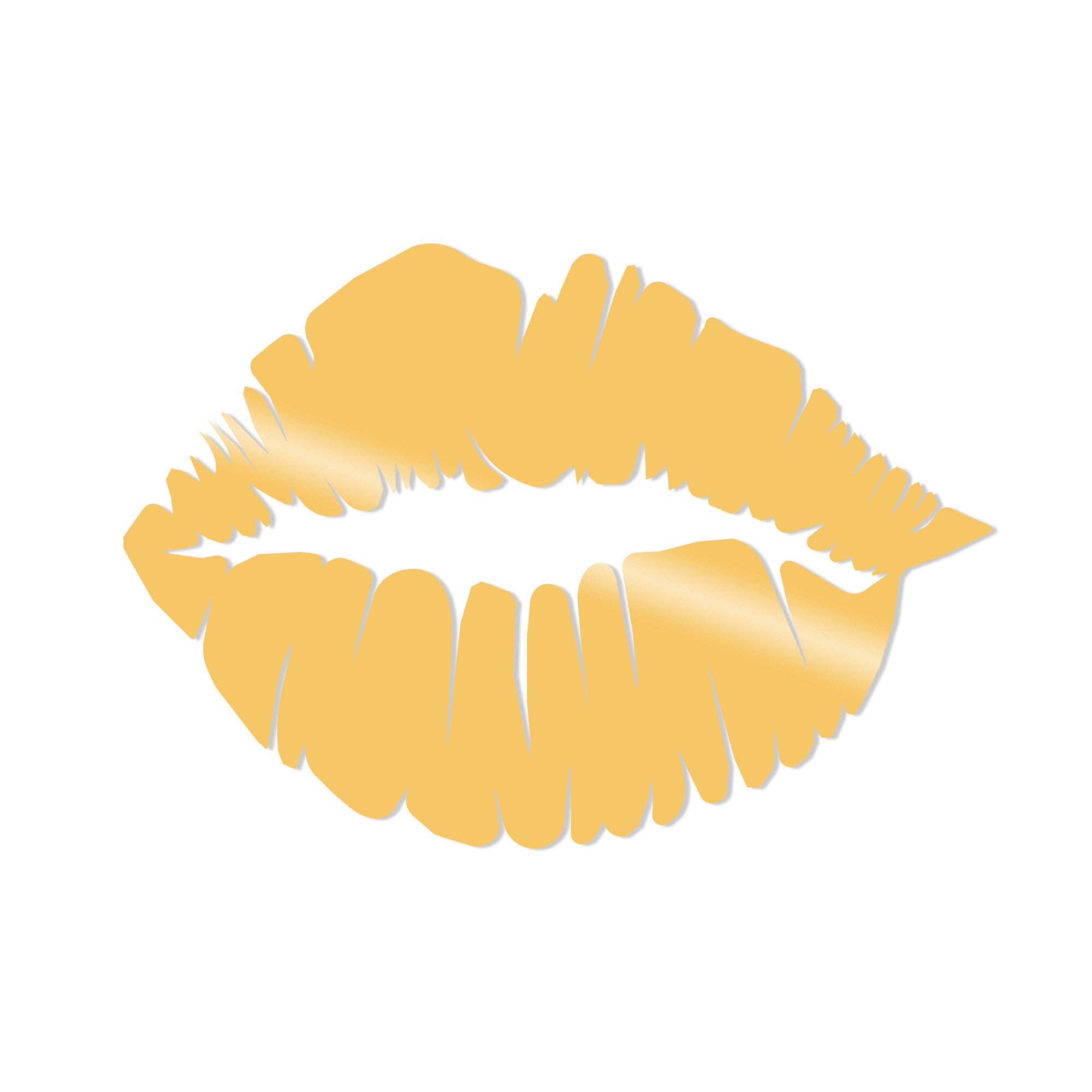 KISS METAL DECOR - GOLD