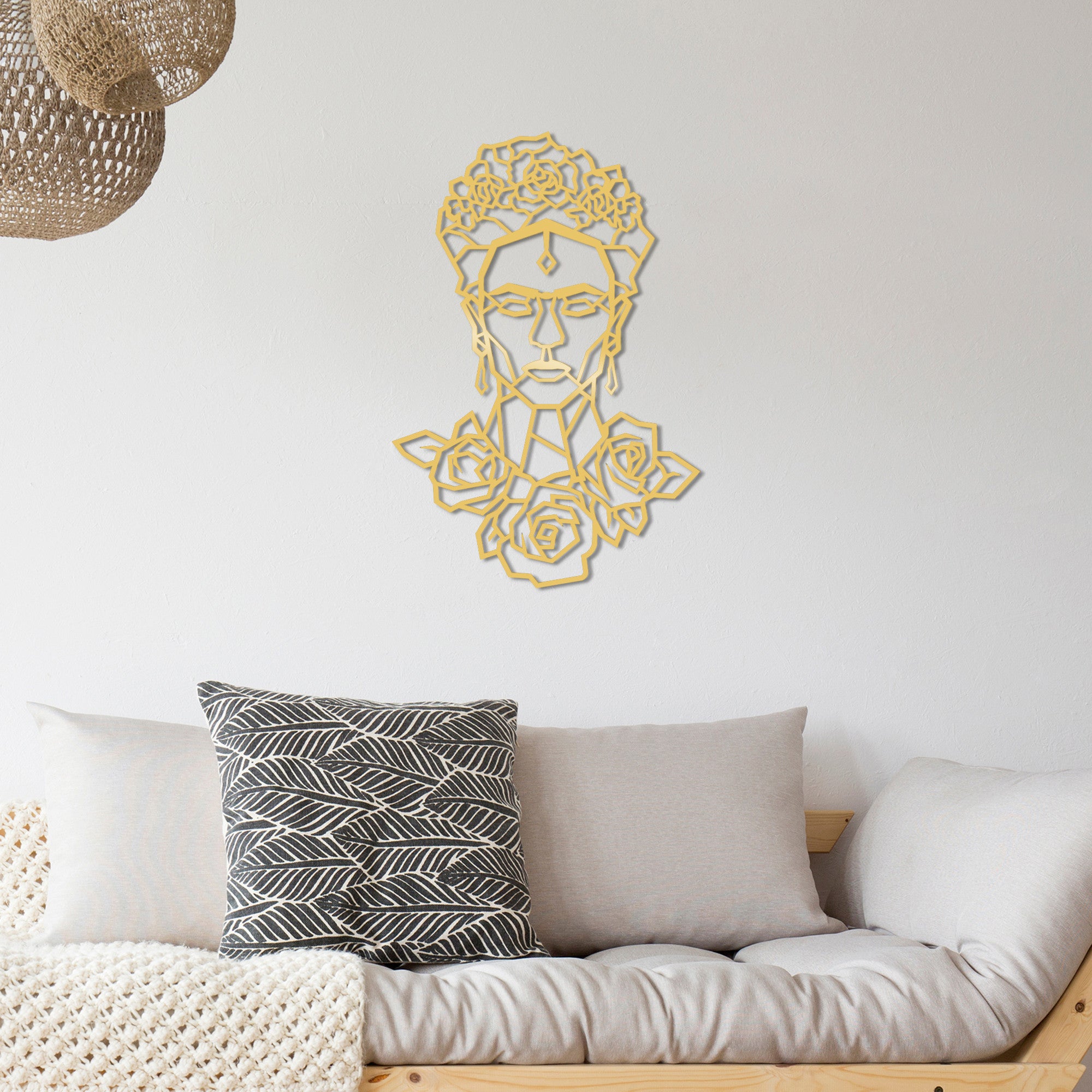  FRIDA METAL DECOR - GOLD