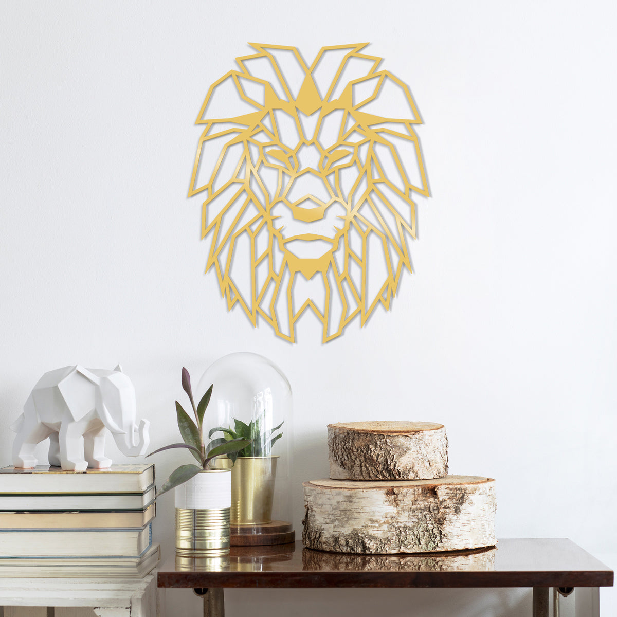 LION METAL DECOR - GOLD