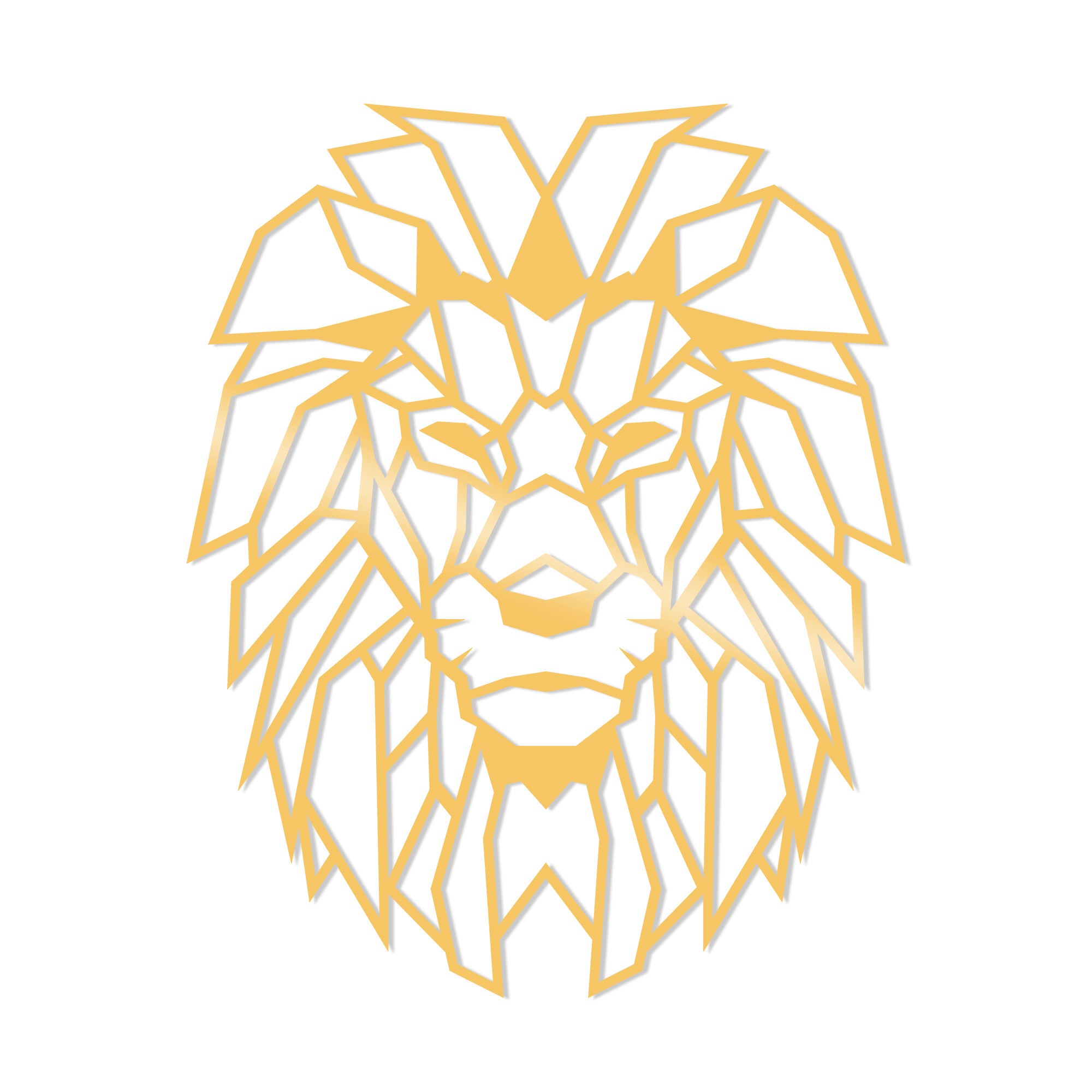 LION METAL DECOR - GOLD