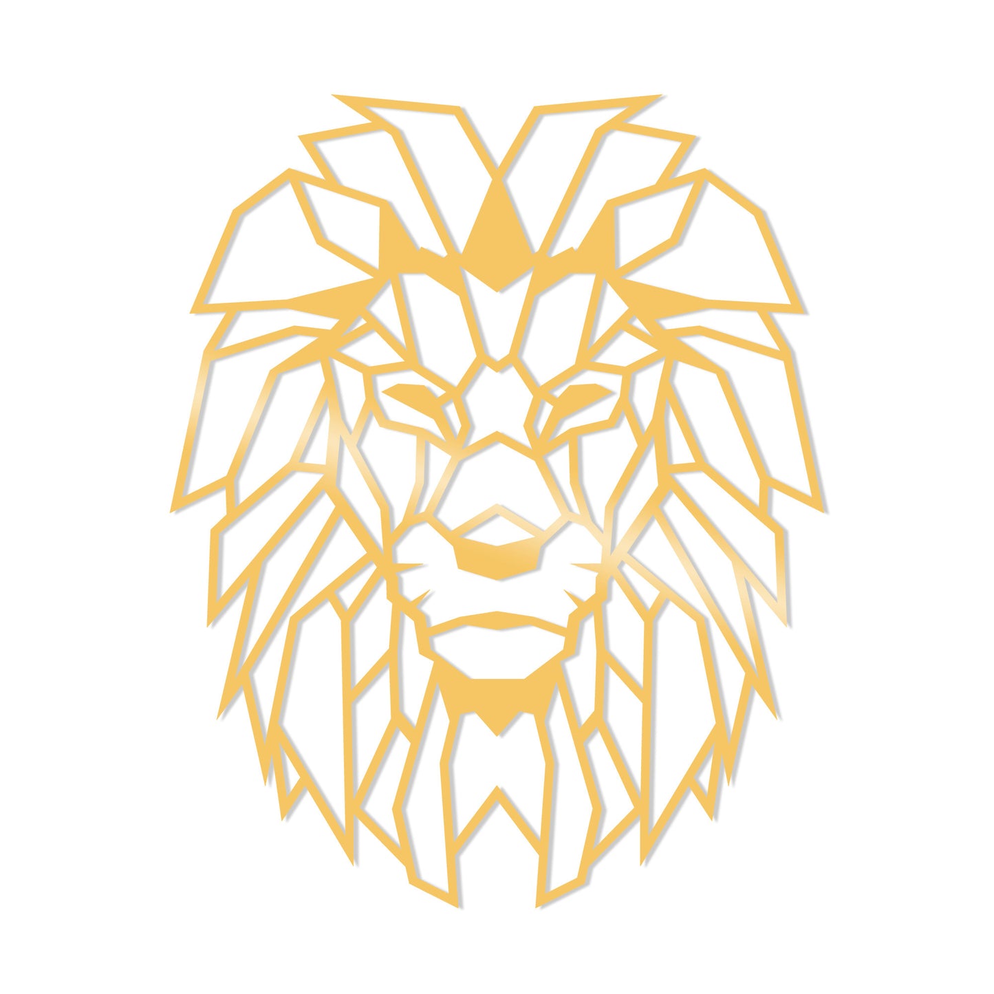 LION METAL DECOR - GOLD