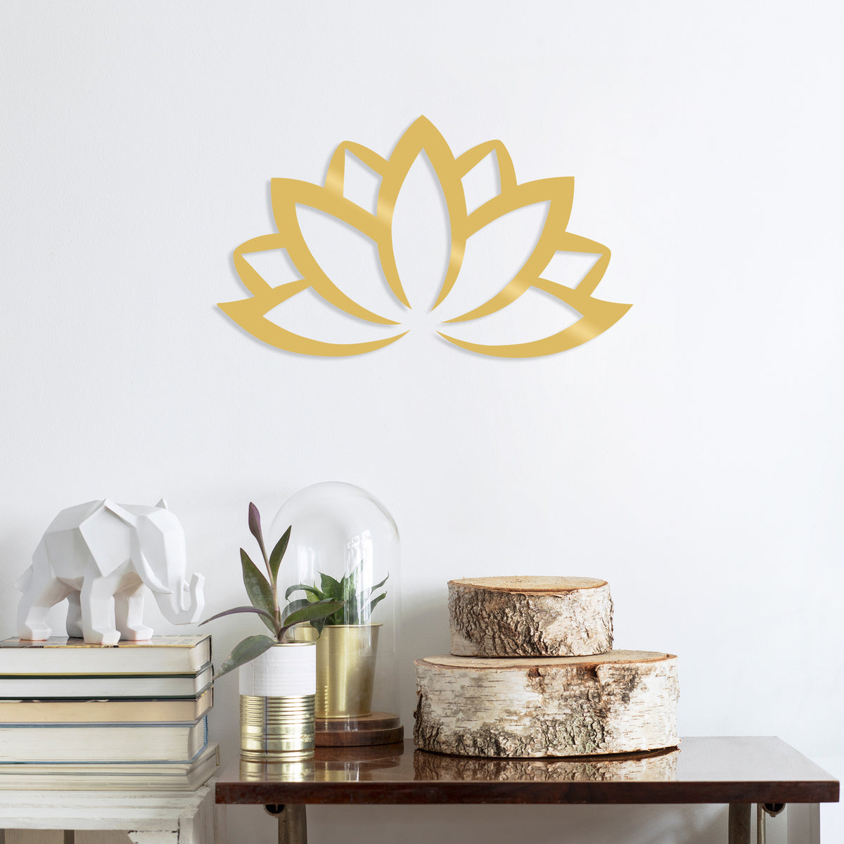 LOTUS FLOWER 2 - GOLD