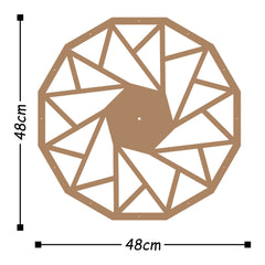 Metal Wall Clock 18 - Copper