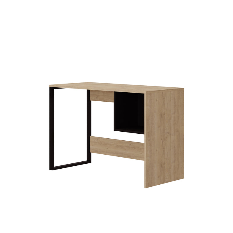 Model 4 Working Table with Square Shelf – compact home office desk – Decortie
