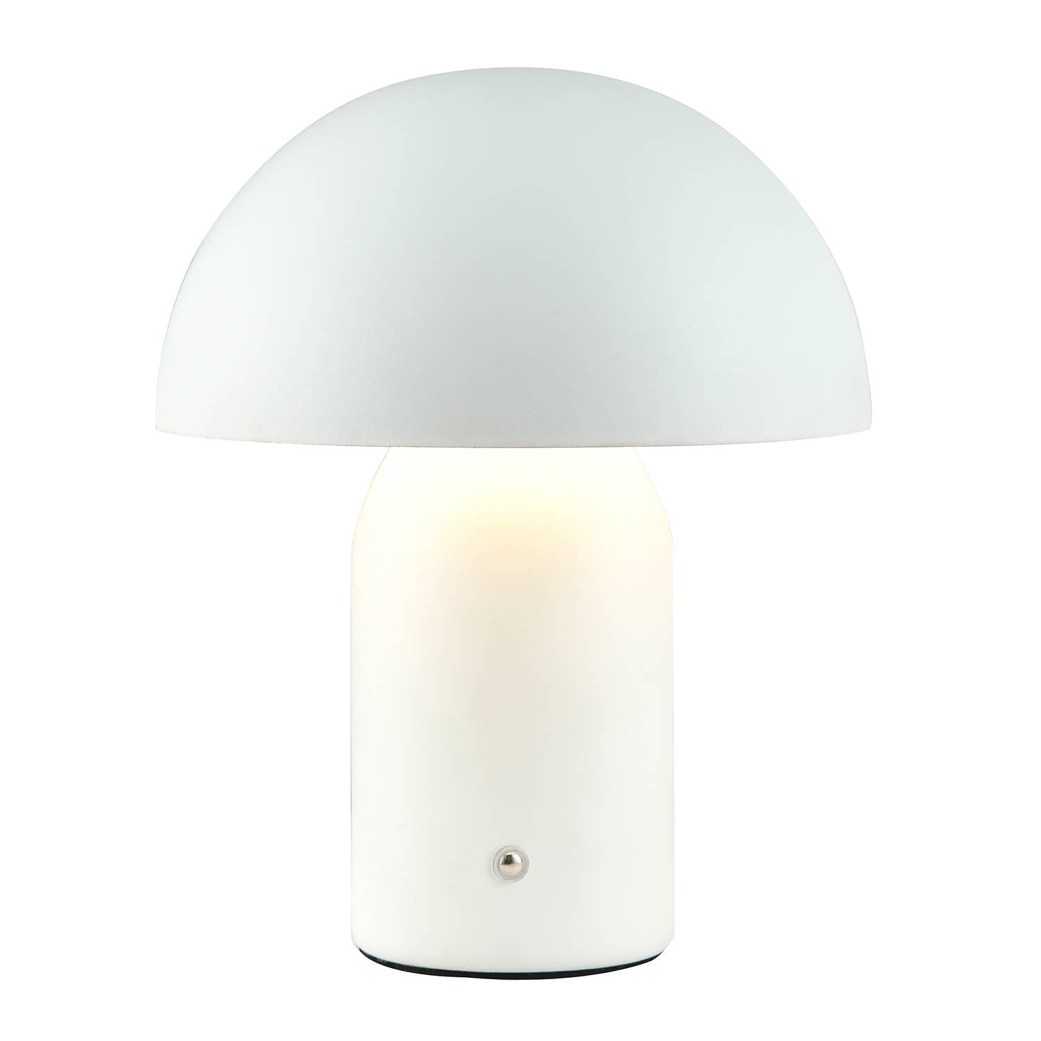 Midnight Blue Mushroom Table Lamp 25cm | Rechargeable, Touch Dimmer
