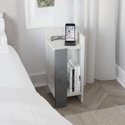 Elos Modern Bedside Table Right Module 25cm Narrow