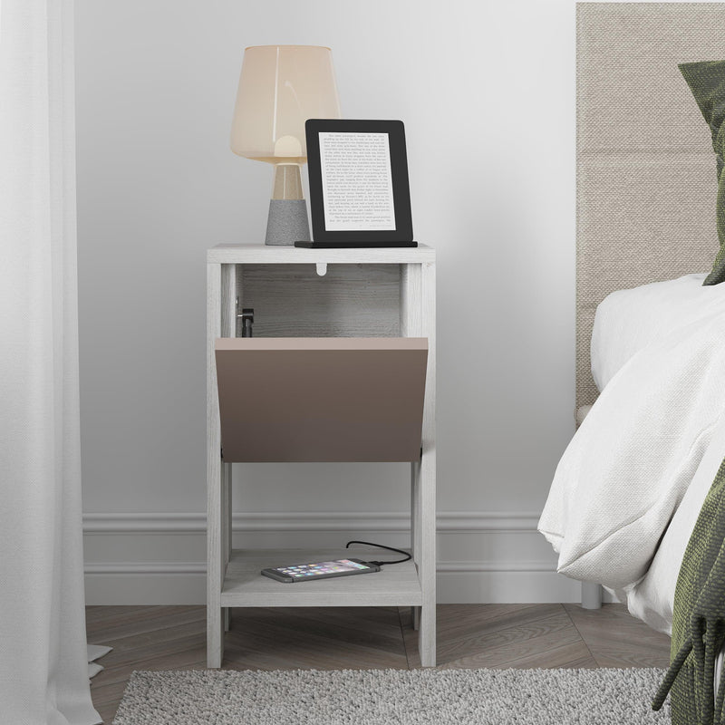 Ema Bedside Table 30cm – front view – Decortie