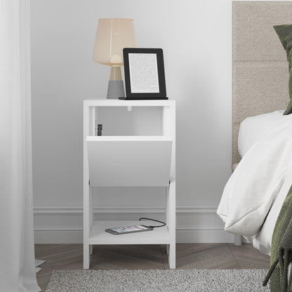 Ema Modern Bedside Table 30cm Width Bedroom Furniture