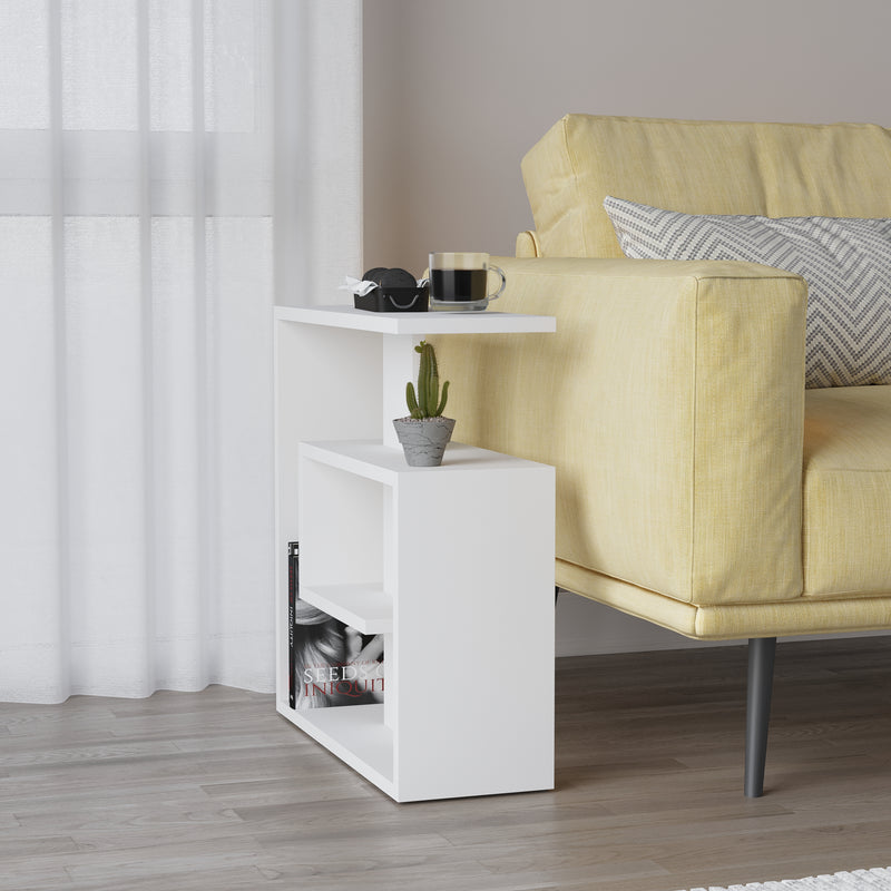 Saly Modern Side End Table Multipurpose With Creativeness H 57cm 3 Tier - Decortie