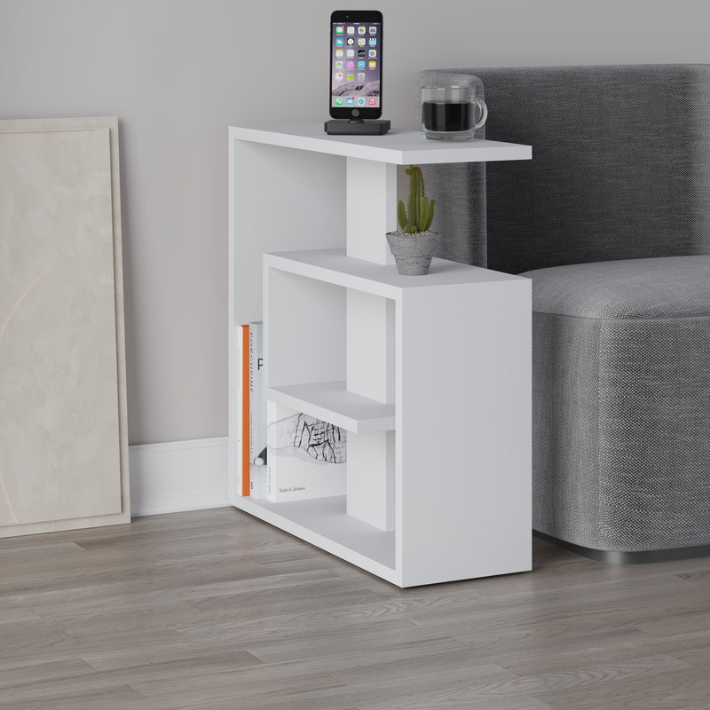 Saly Modern Side End Table Multipurpose With Creativeness H 57cm 3 Tier - Decortie