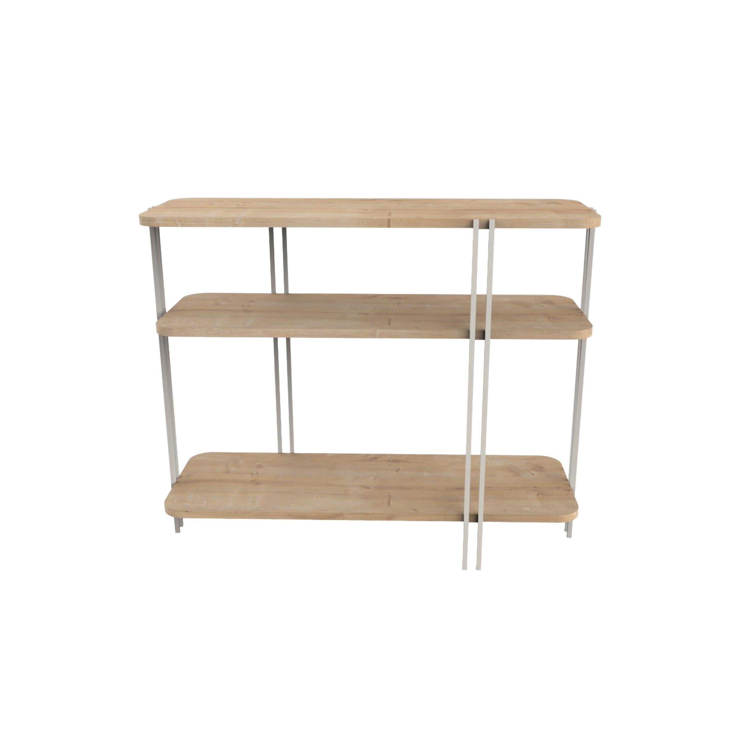 Notus Console Table with Shelves - Additional Image 1