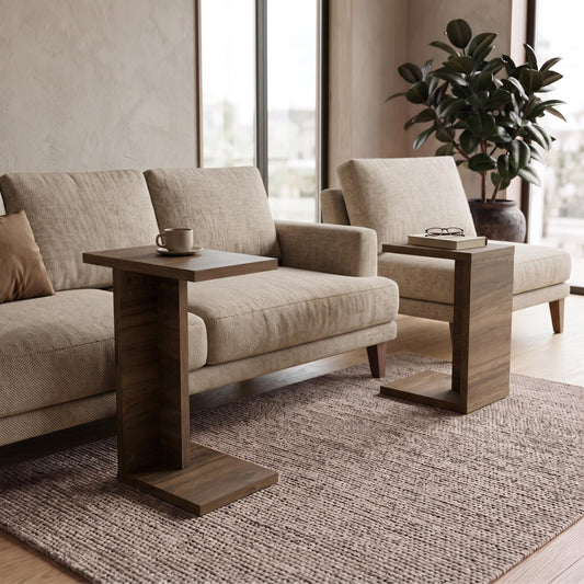 Nero C-Shaped Multipurpose Nesting Side Table - Additional Image 12