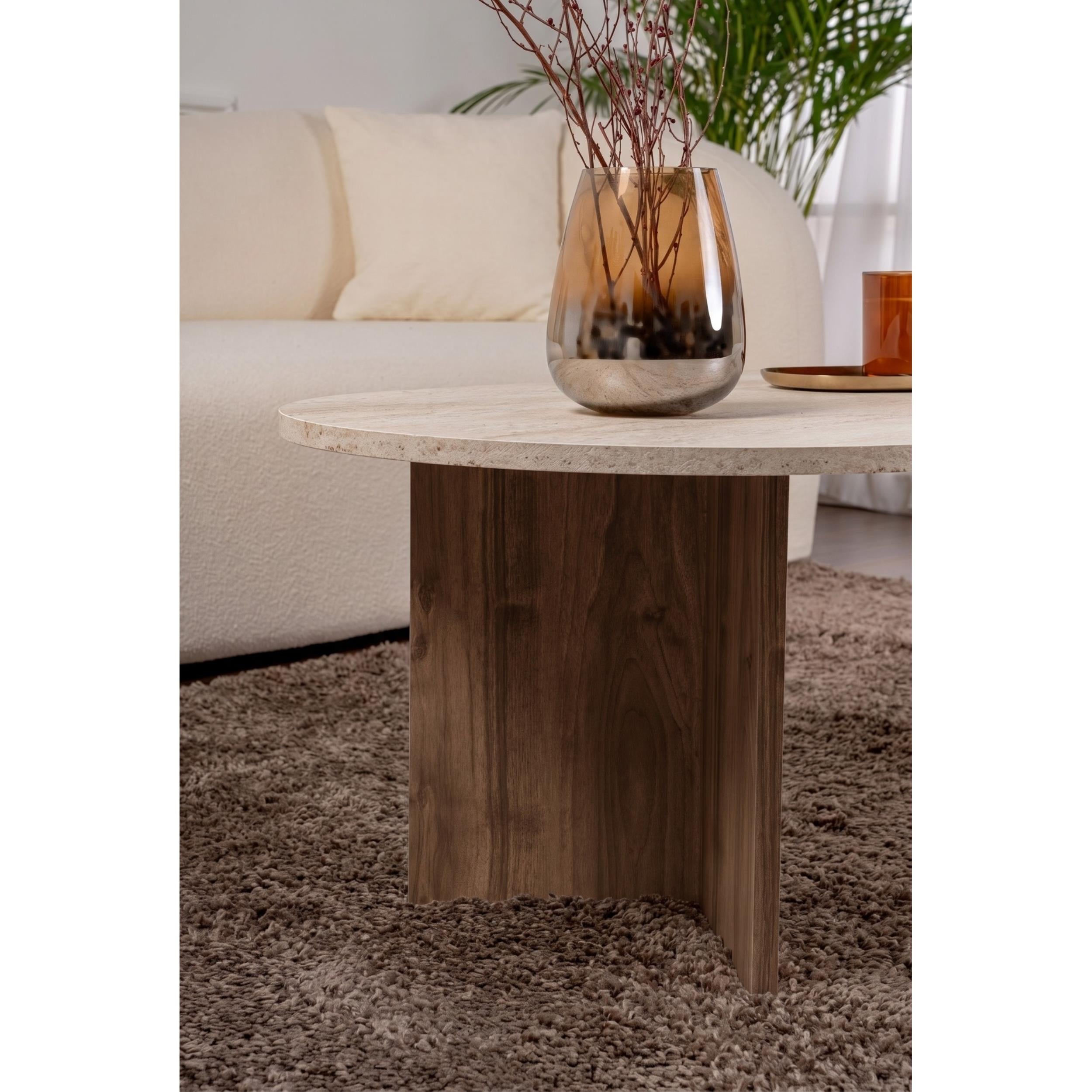 Travertine,Istanbul Walnut