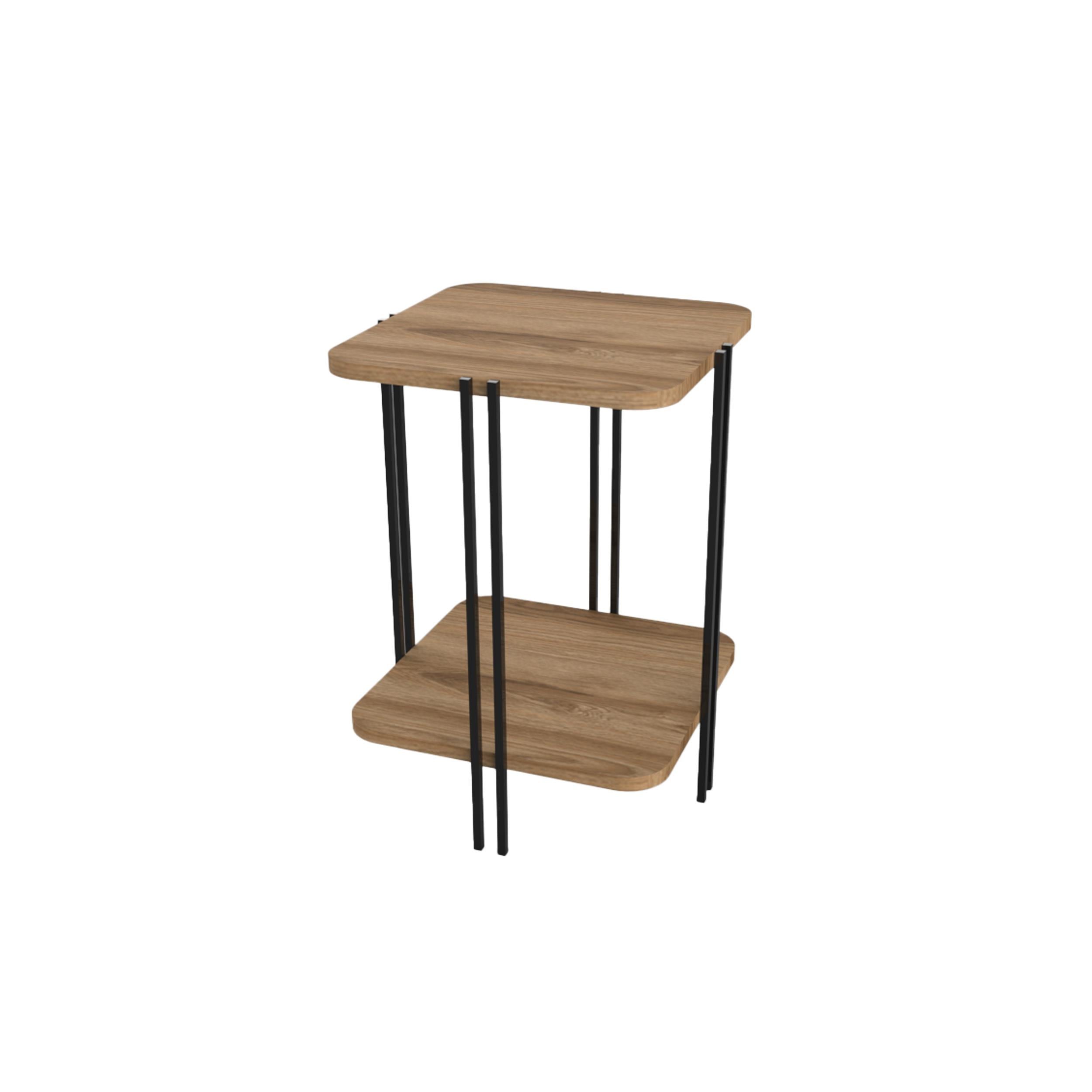 Notus 2-Tier Side Table with Shelf - Additional Image 2