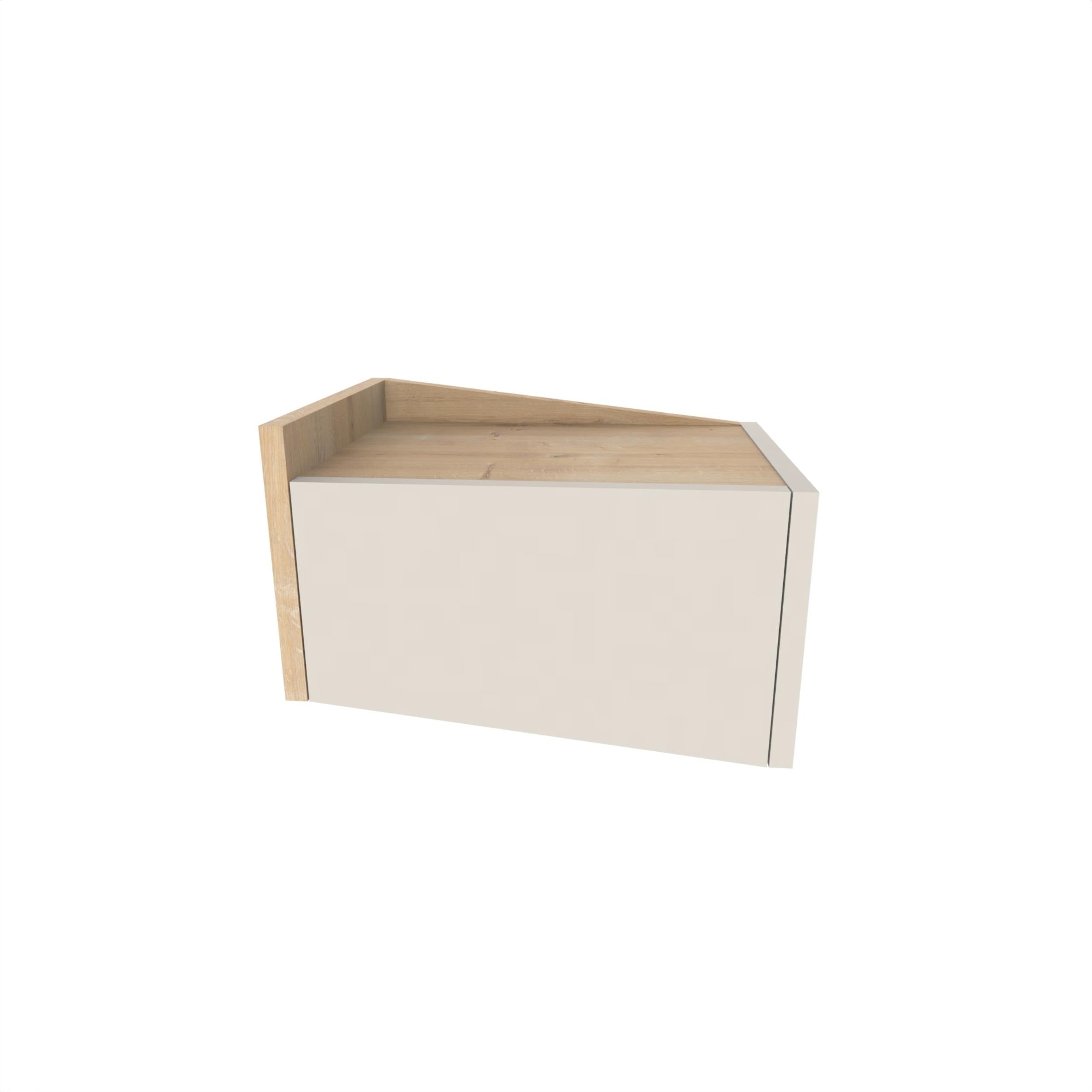 Diago Floating Bedside Table Left - additional view