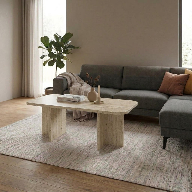 Hillary Rectangular Coffee Table – 100 cm Modern Living Room Table