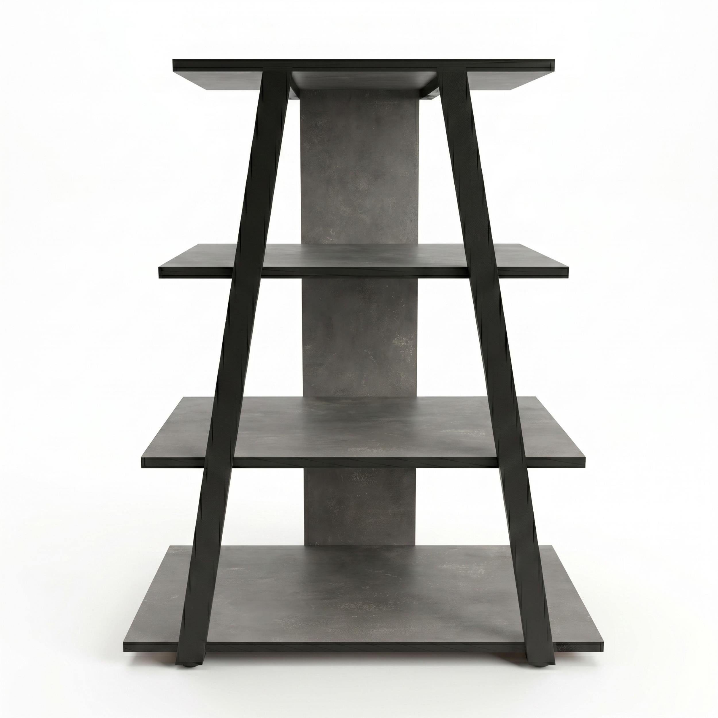 Lyno Angled Mini TV Entertainment Unit with Open Shelves - Additional Image 13