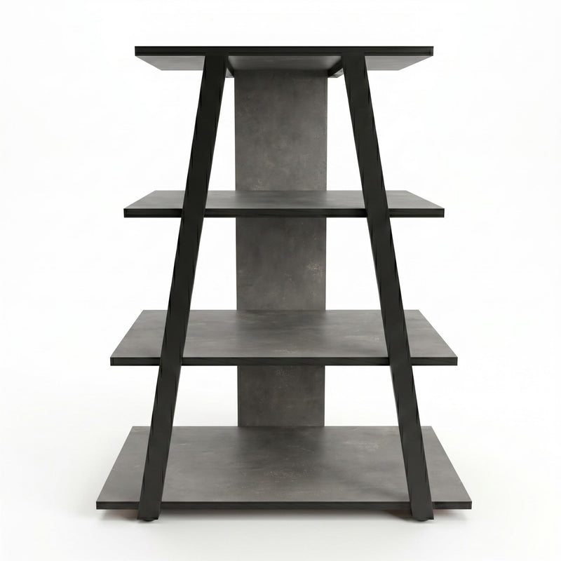 Lyno Angled Mini TV Entertainment Unit with Open Shelves - Additional Image 13