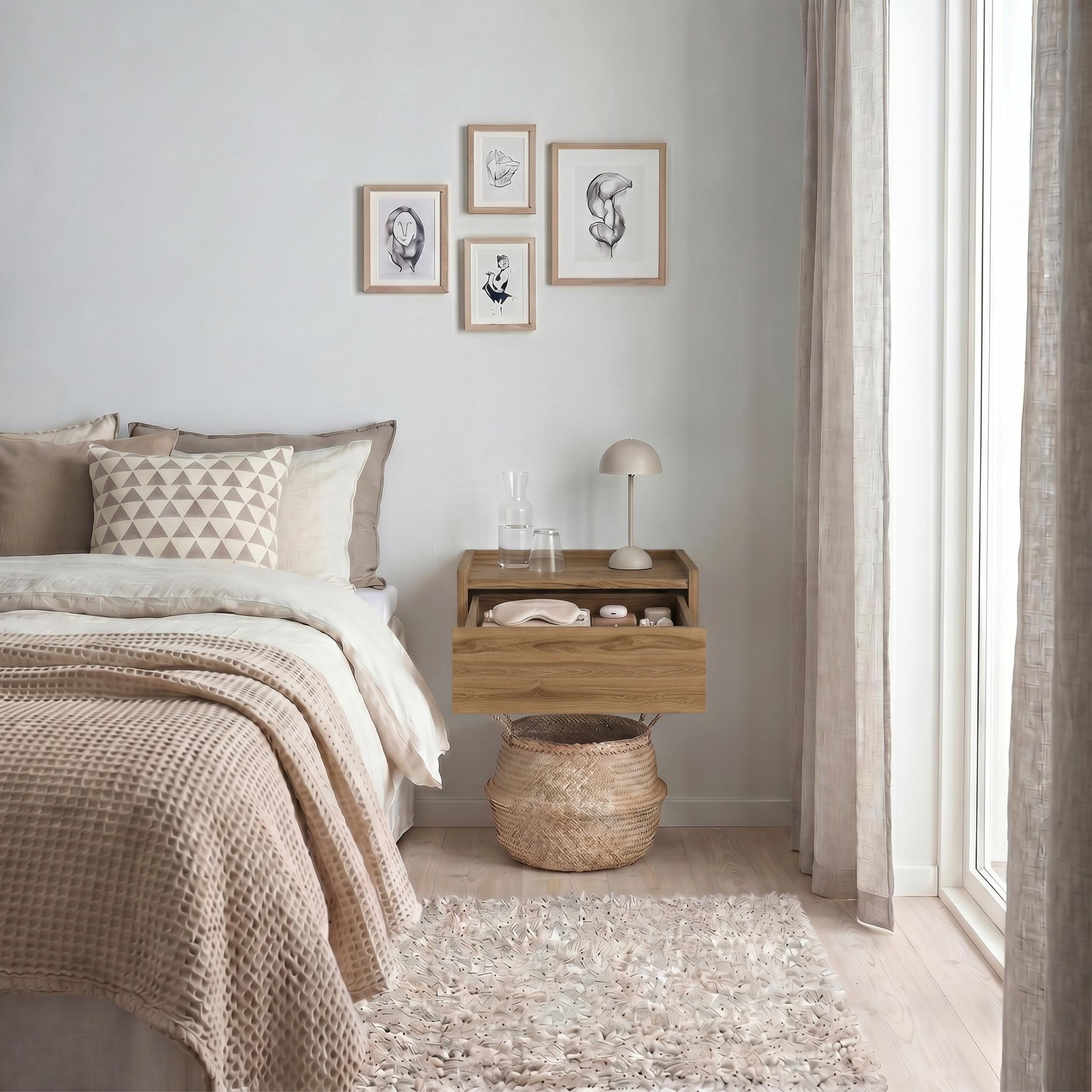 Brisa Floating Bedside Table - additional view