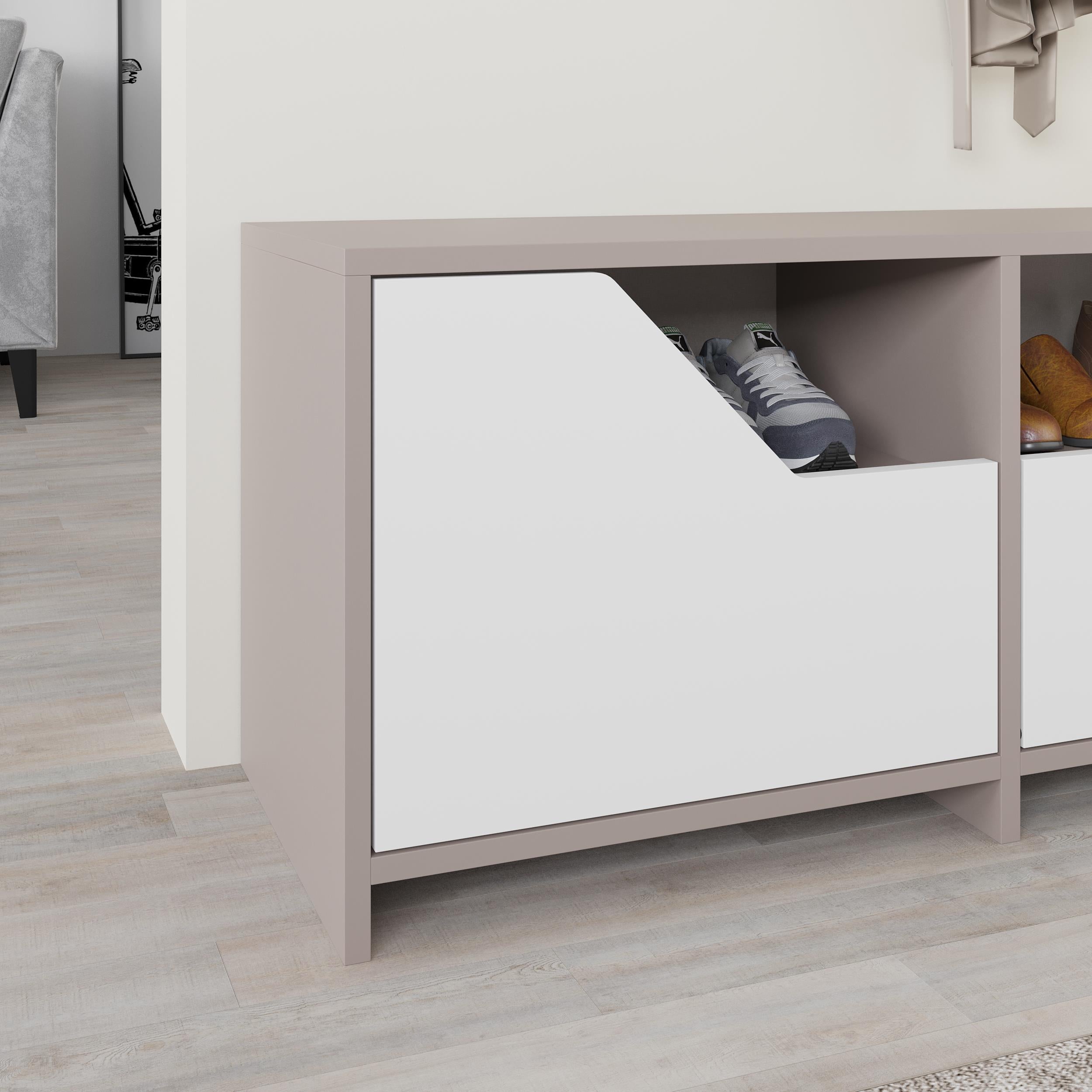 Nexus Modern Shoe Rack Storage - close-up detail