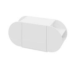 Pozy Shoe Storage Bench – Modern Hallway Bench with Cabinet – White