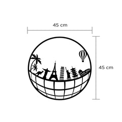 Metal Wall Art-no:21 Travel – dimensions (cm)