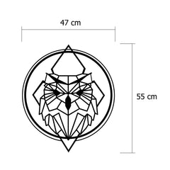 Metal Wall Art-no:45 Owly – dimensions (cm)