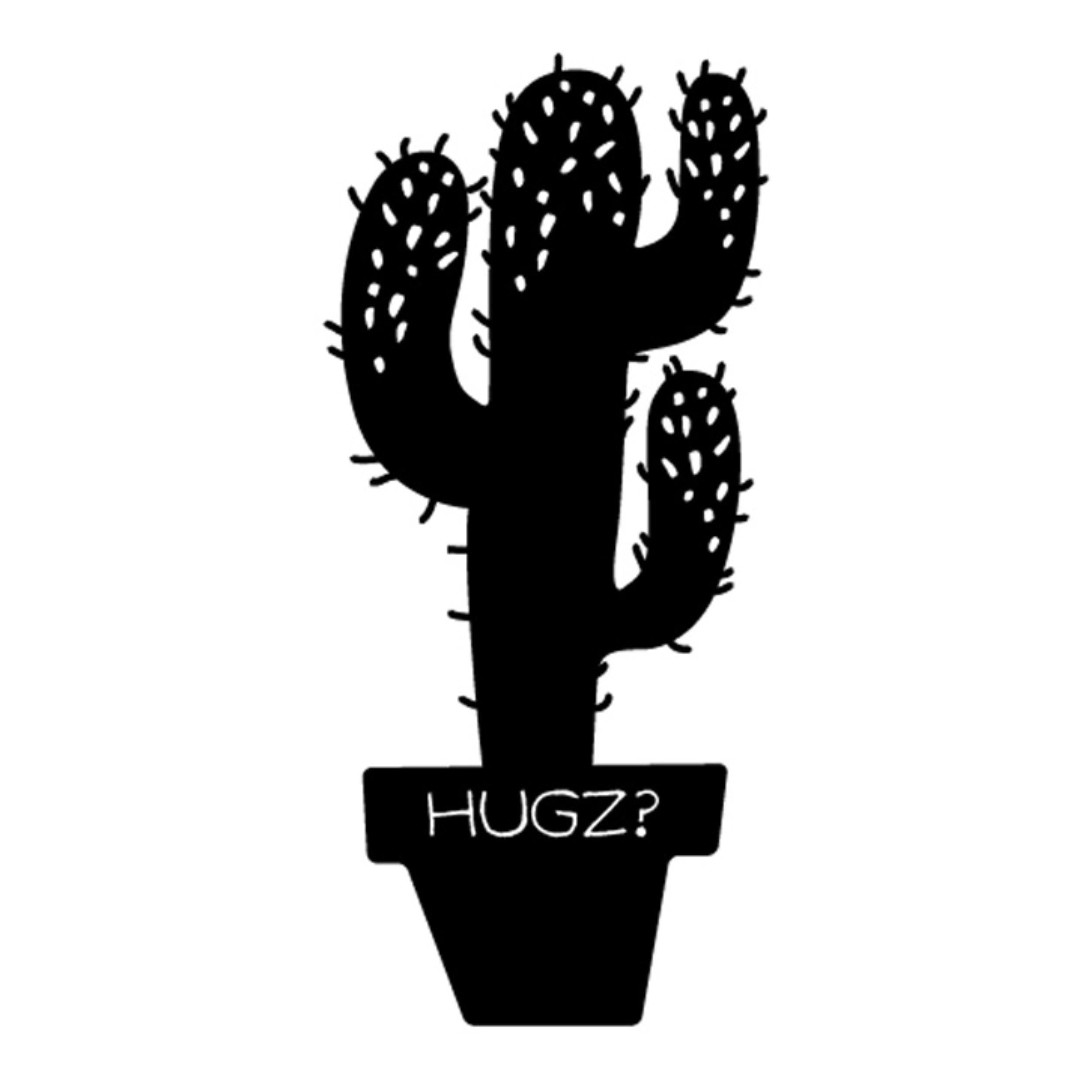 Hugz metal wall art in Texture Black, 22.5x49cm, on a plain white background