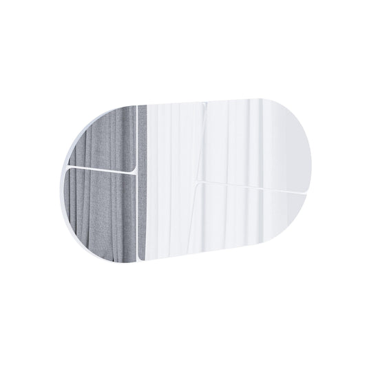 Otis White Rounded Wall Mirror - Additional Image 1
