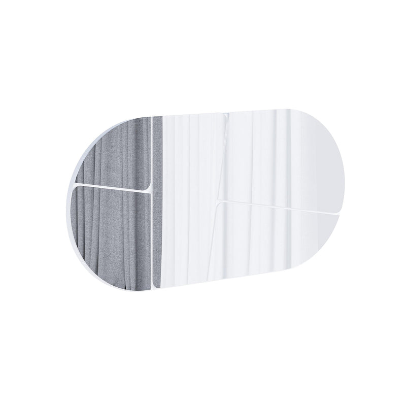 Otis White Rounded Wall Mirror - Additional Image 1