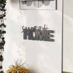 Metal Decorative Sweet Home – Texture Black