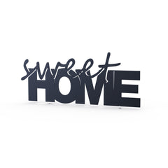 Metal Decorative Sweet Home – Texture Black