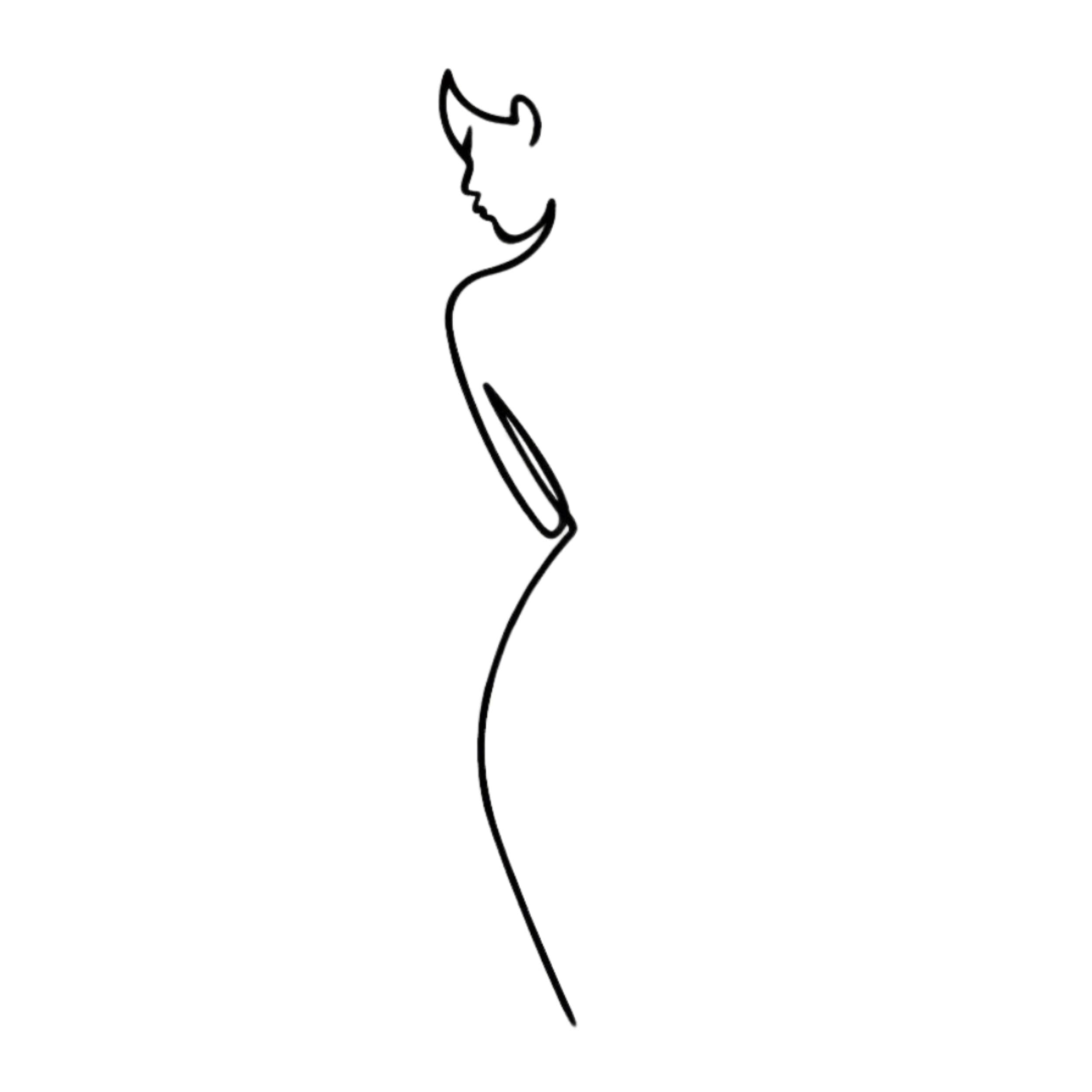 Minimalist Elegance metal wall art, 17x120cm, shown on a plain white background