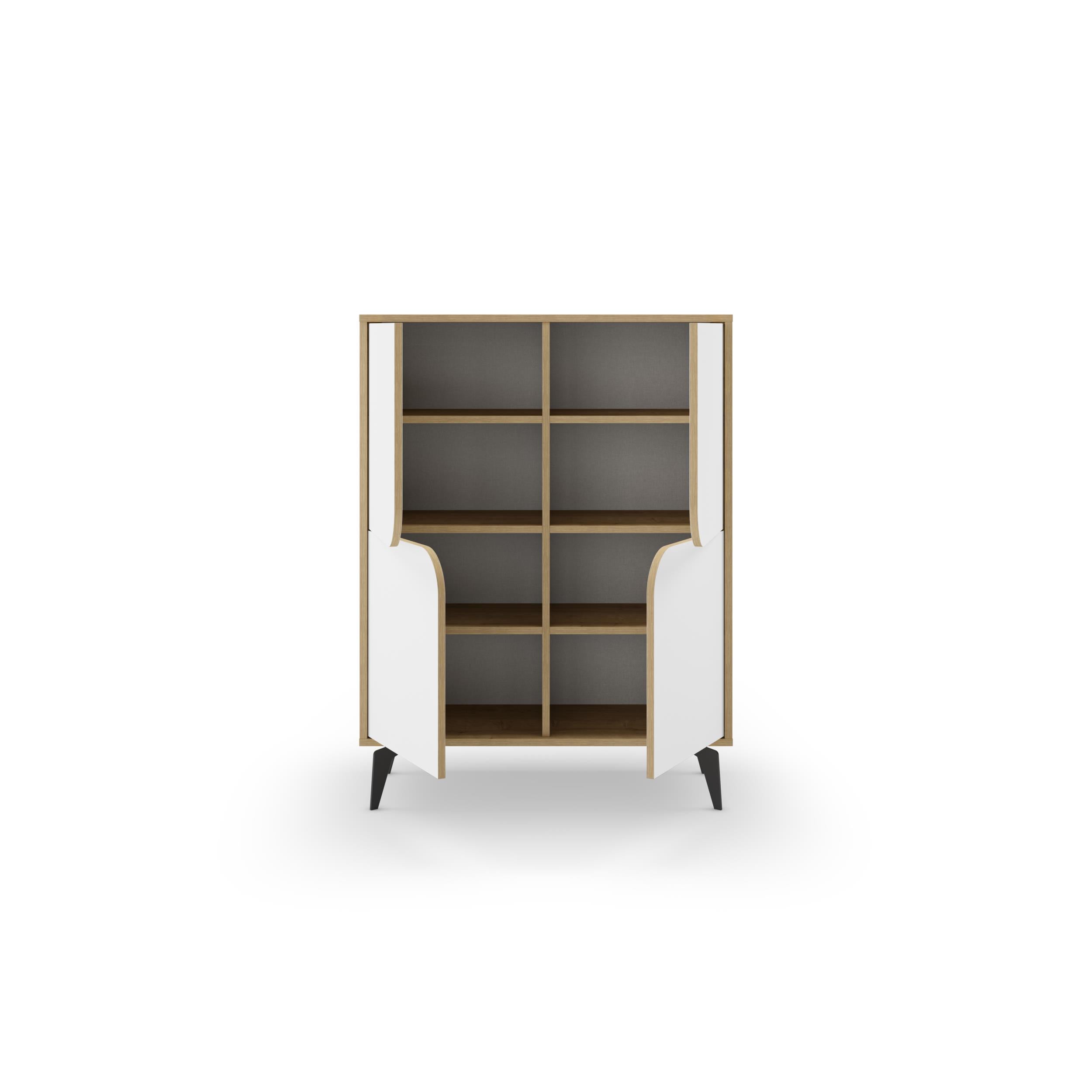 Spark Multipurpose Hallway Cabinet star cut-out handle detail