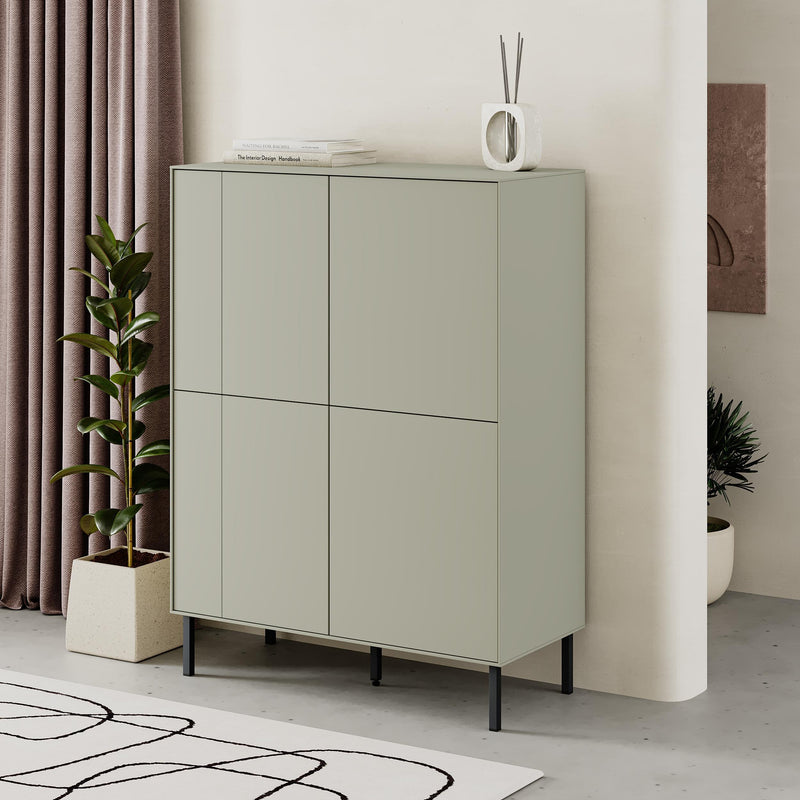 Vena Multipurpose Cabinet-Sideboard styled in a room setting