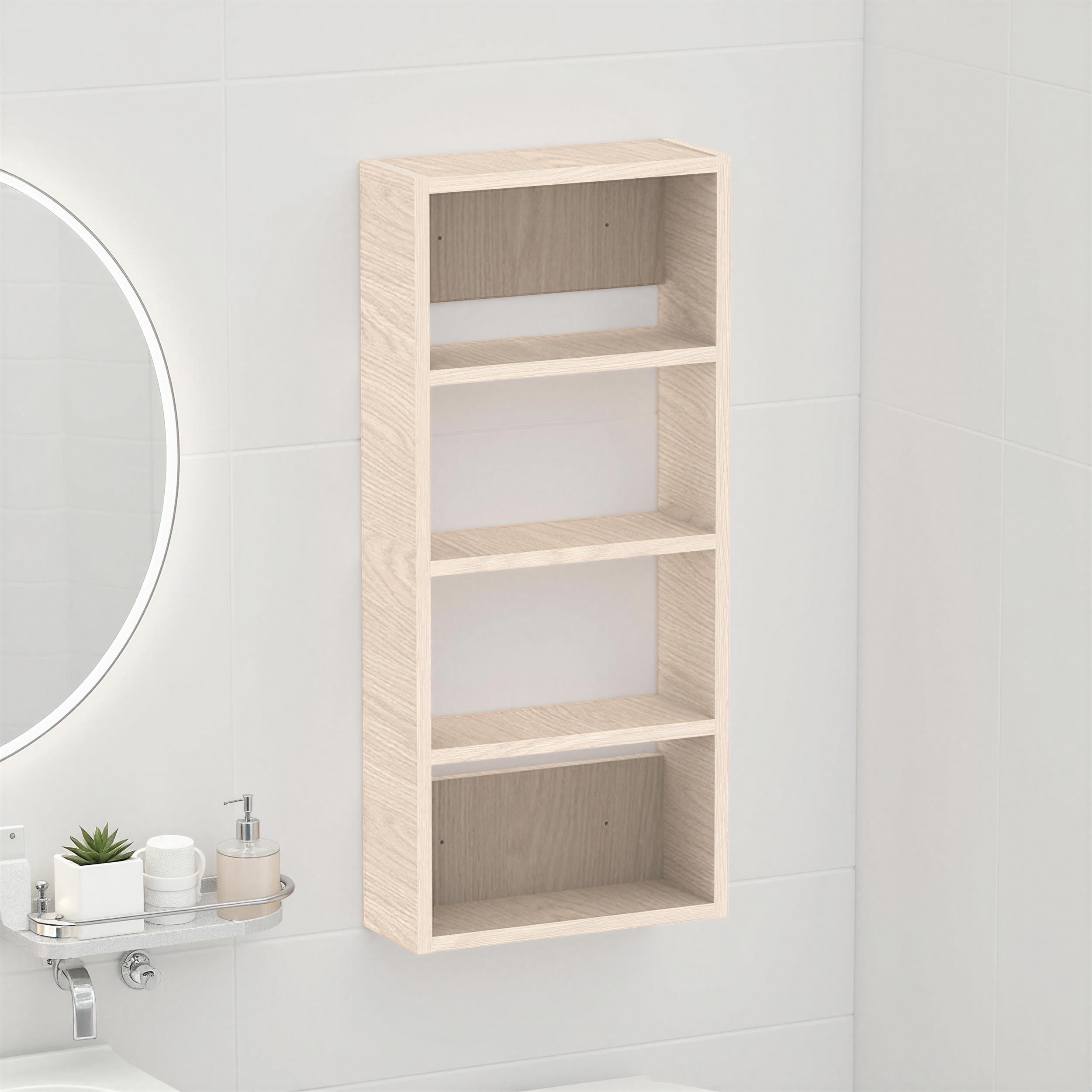 Rafina Wall Mounted Multipurpose Cabinet styled in a room setting