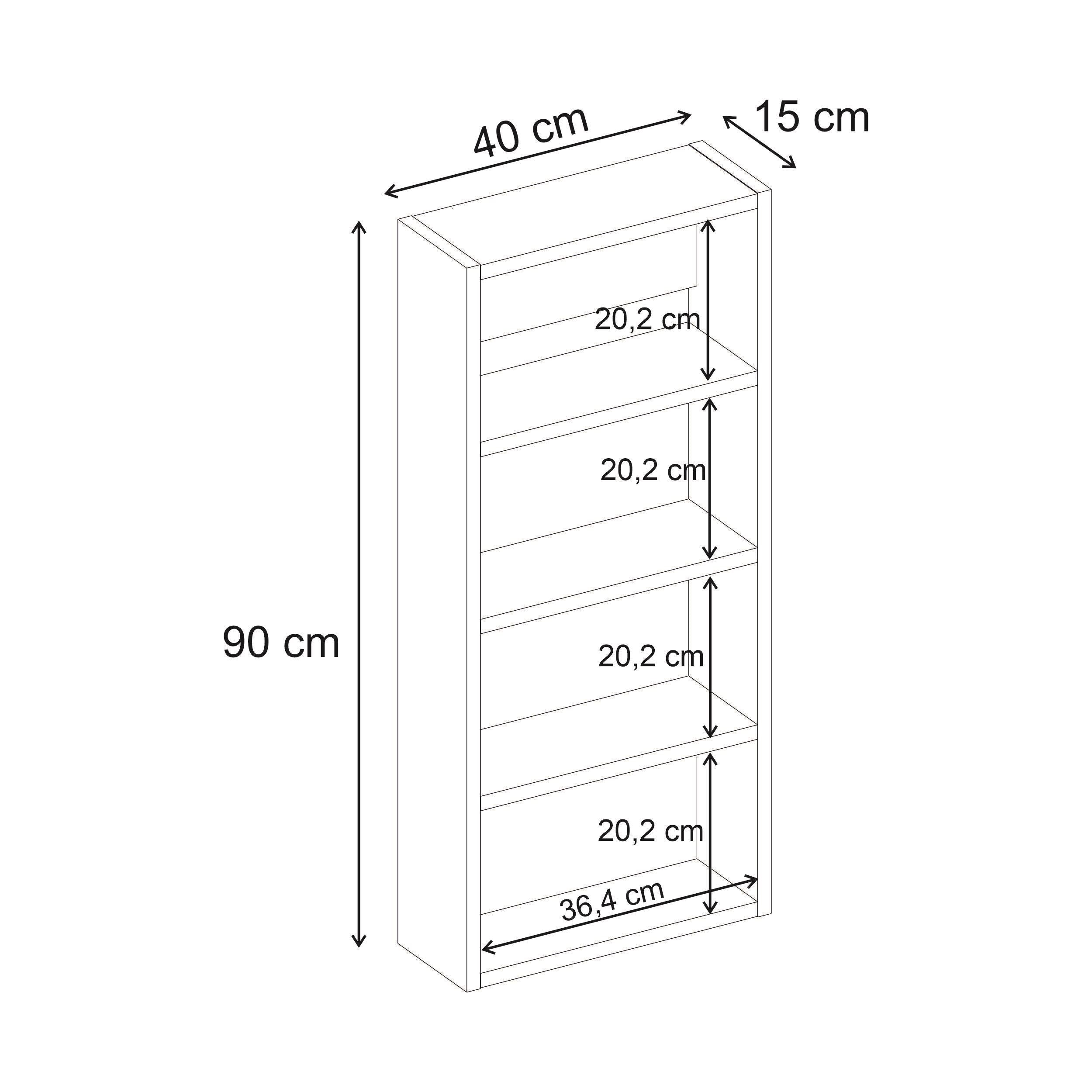 Rafina Wall Mounted Multipurpose Cabinet dimensions