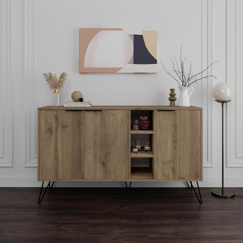 Clara Console Sideboard – styled in living room – Decortie