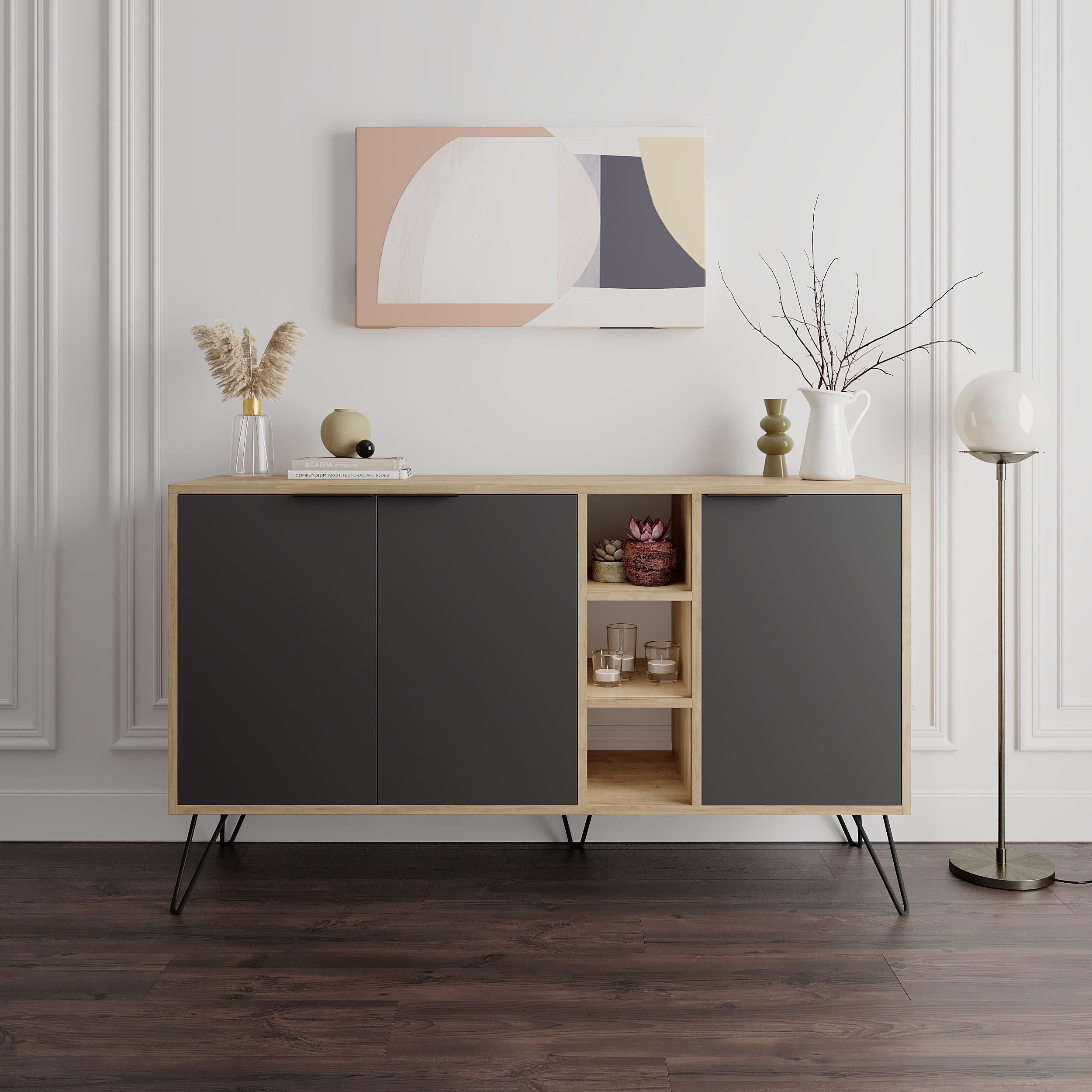 Sapphire Oak,Anthracite